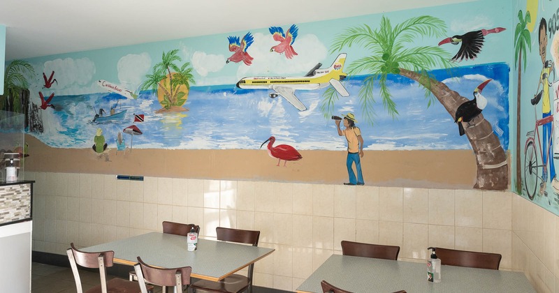 Interior, seating area