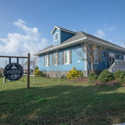 Exterior, a view from the street