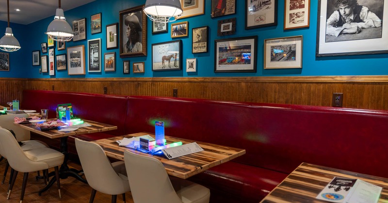 Interior seating area