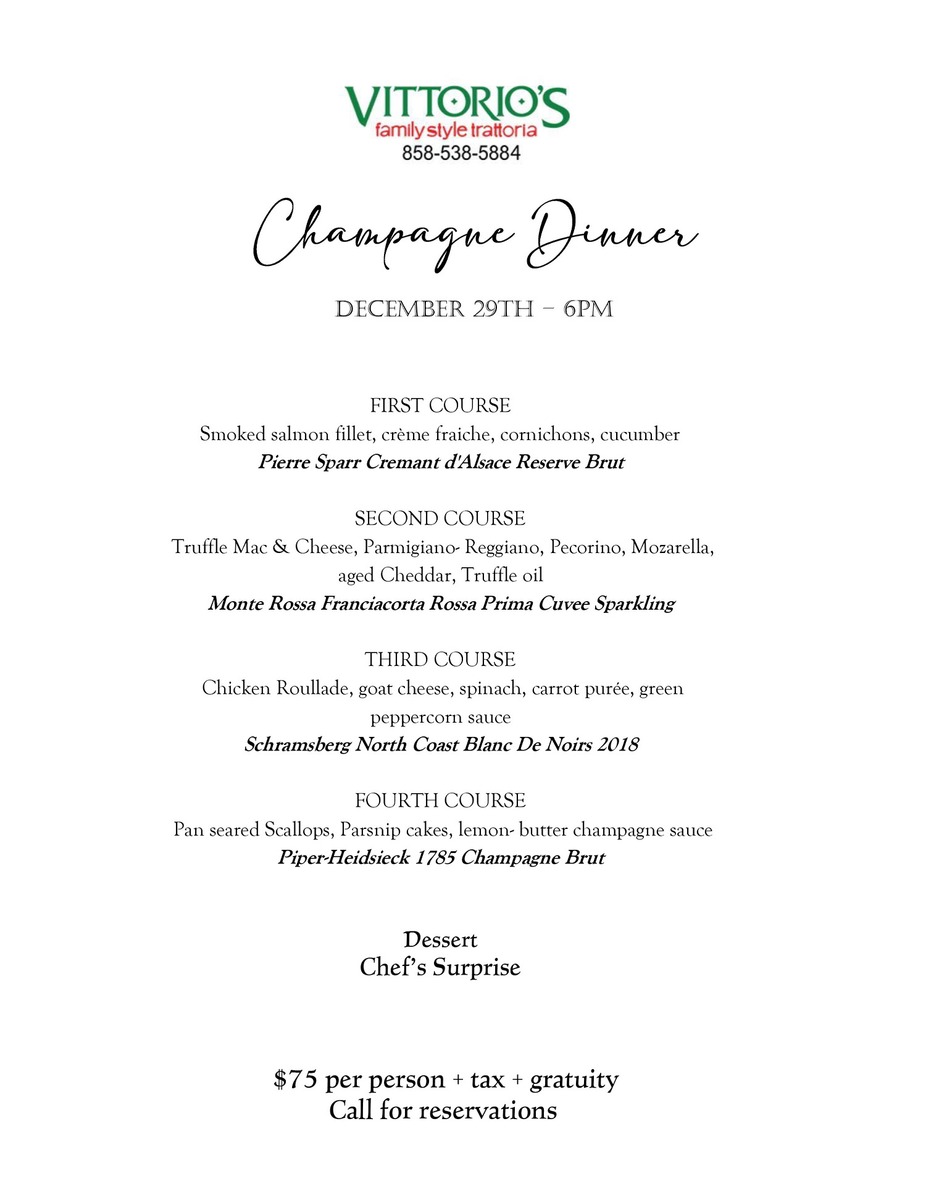 December Wine Dinner event photo