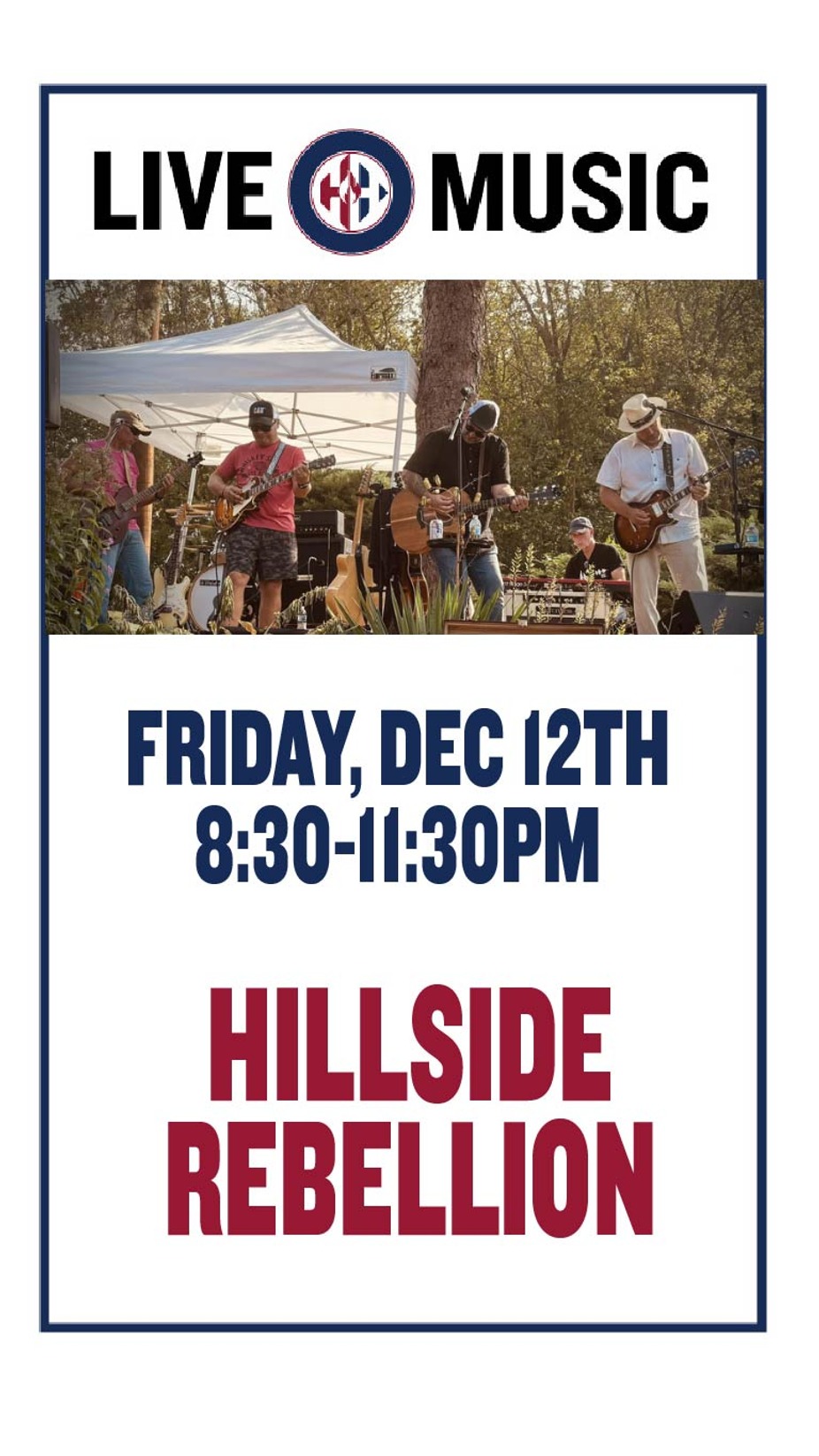 LIVE MUSIC: Hillside Rebellion event photo