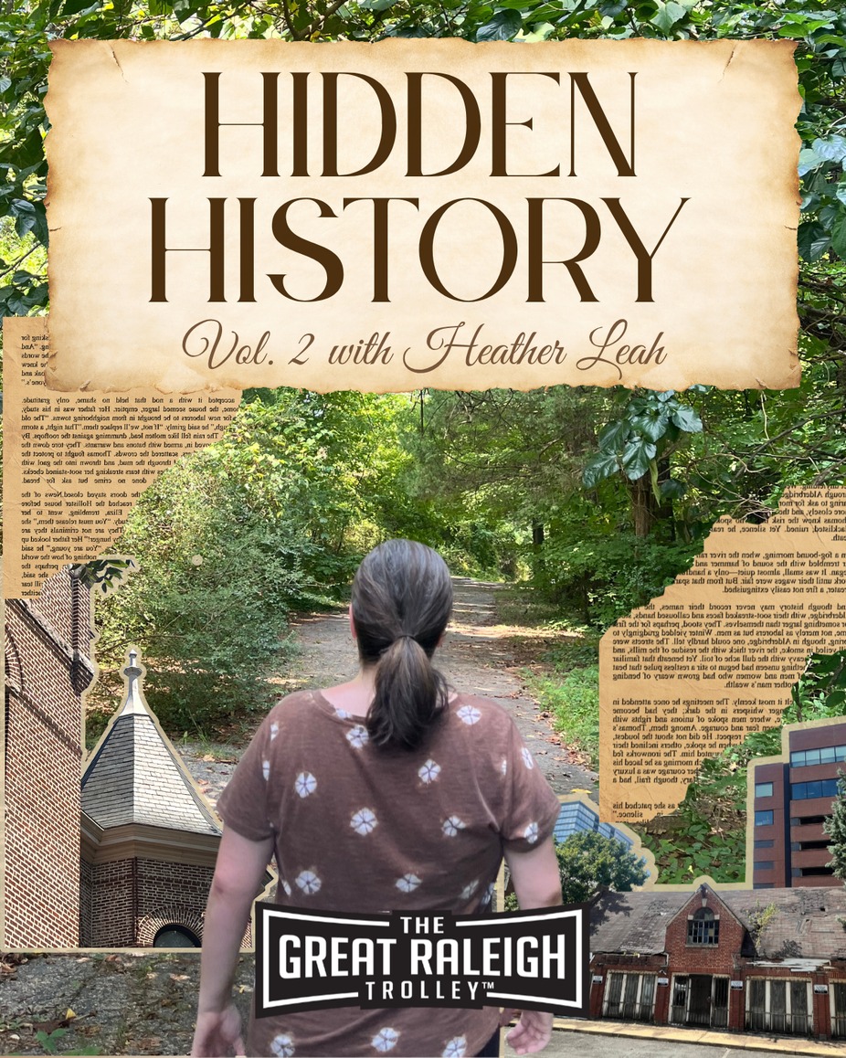 Hidden History Part II with Heather Leah aboard The Great Raleigh Trolley event photo