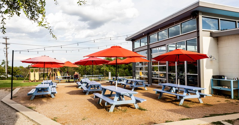 Exterior seating area