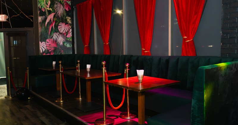 Interior, VIP booths