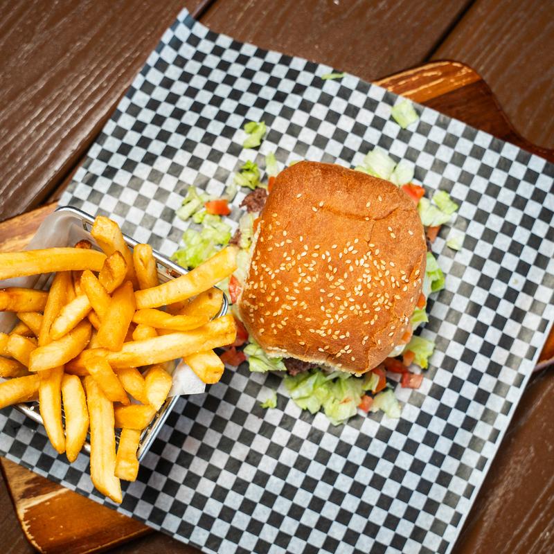 menu item 6 of 10, Bacon Cheese Burger