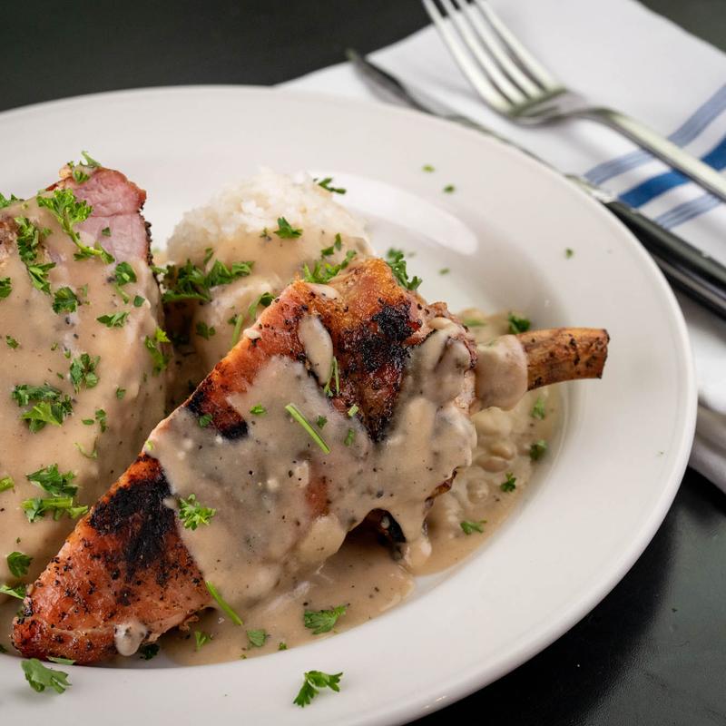 St. Joe Meat Market stuffed pork chop* photo