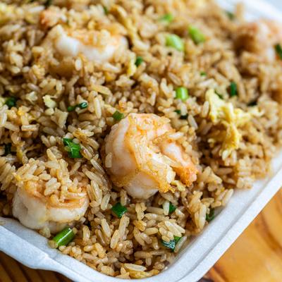Shrimp fried rice.