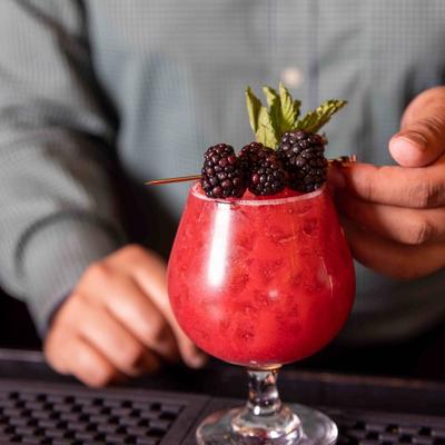 Blackberry cocktail.