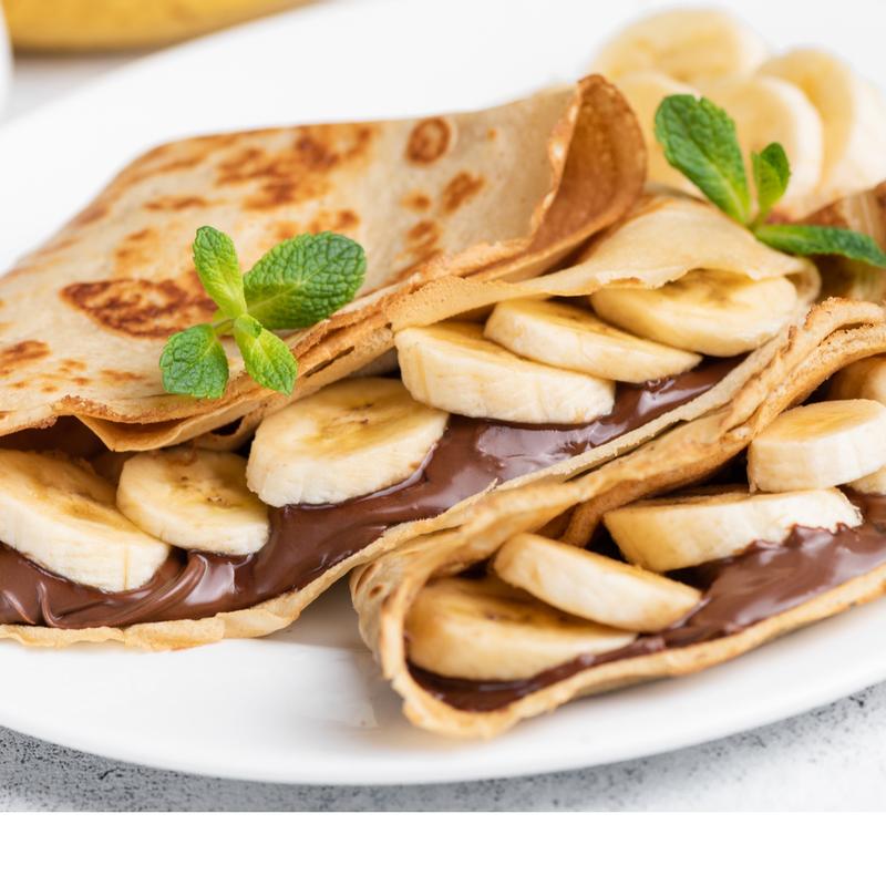 menu item 67 of 138, Crepe-Nutella and Banana