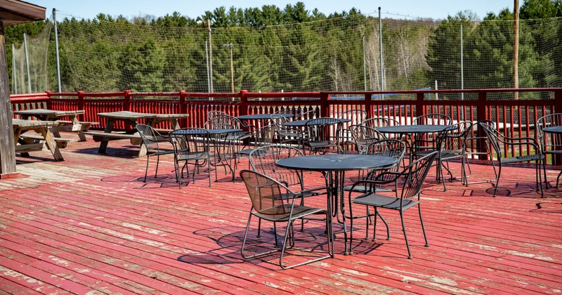 Exterior, patio area
