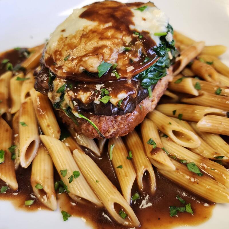 Vegan Chicken Saltimbocca Dinner photo