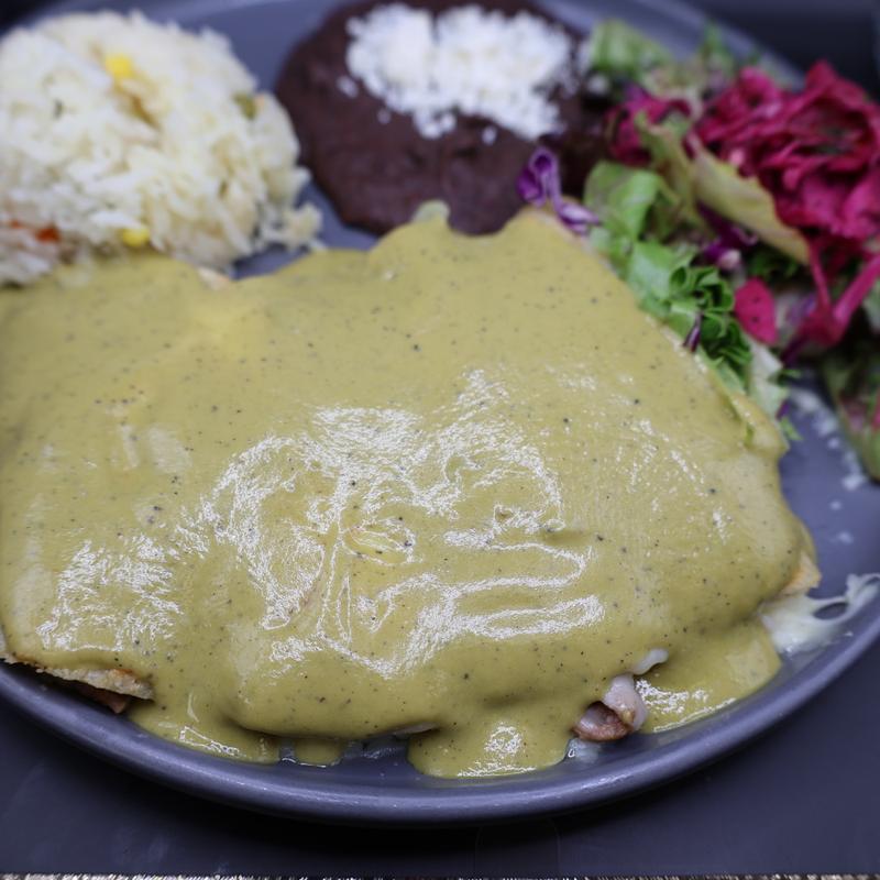 menu item 11 of 54, Enchiladas Creamy Poblano Sauce