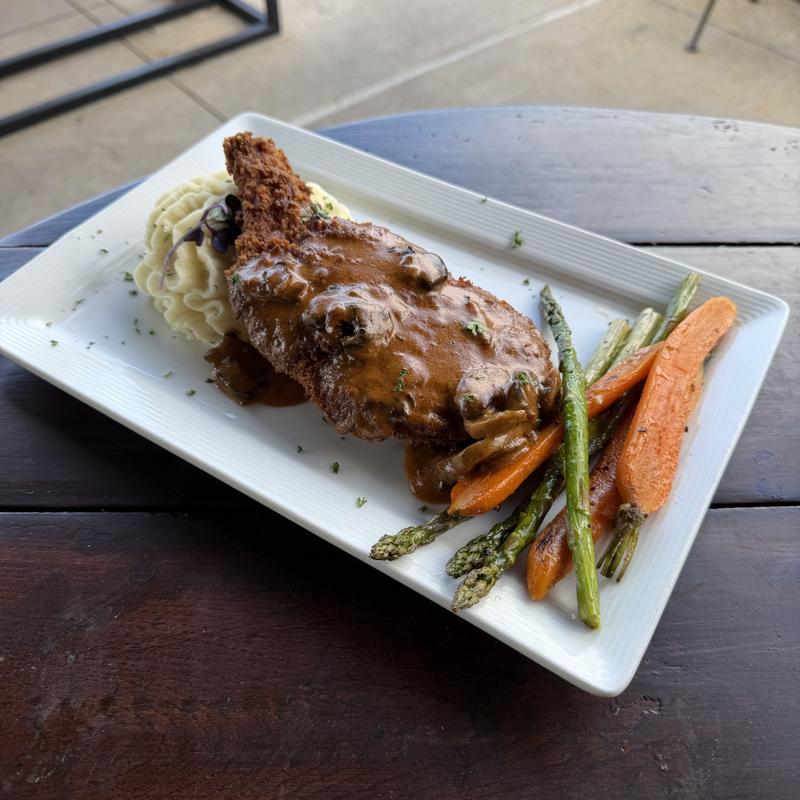 menu item 31 of 38, Whiskey-Glazed Bone-In Pork Chop