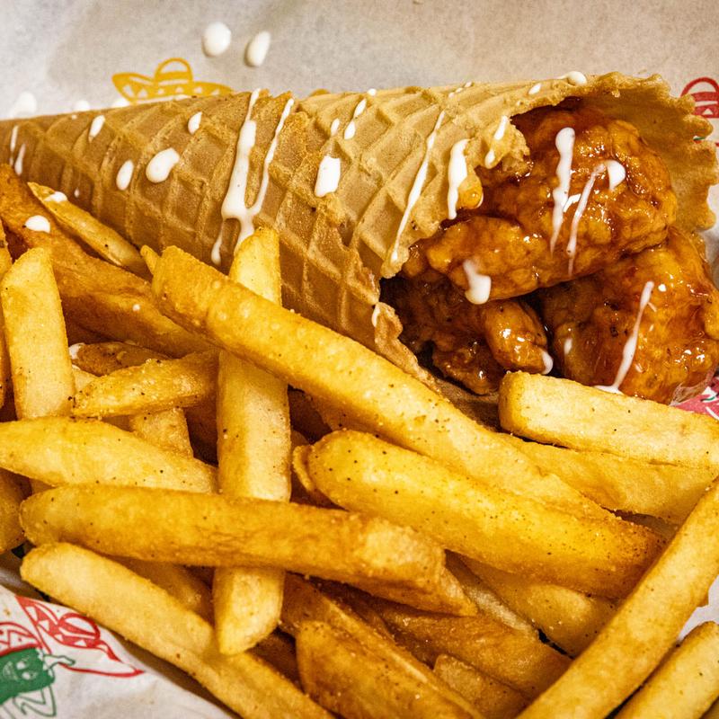 General Tso’s Chicken n Waffle Cone (Seasonal) photo