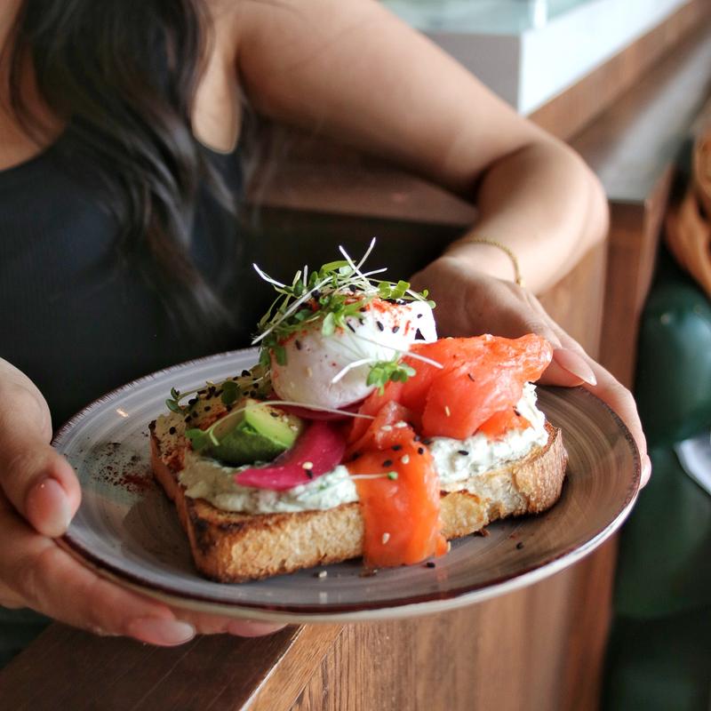 menu item 18 of 19, Salmon Toast