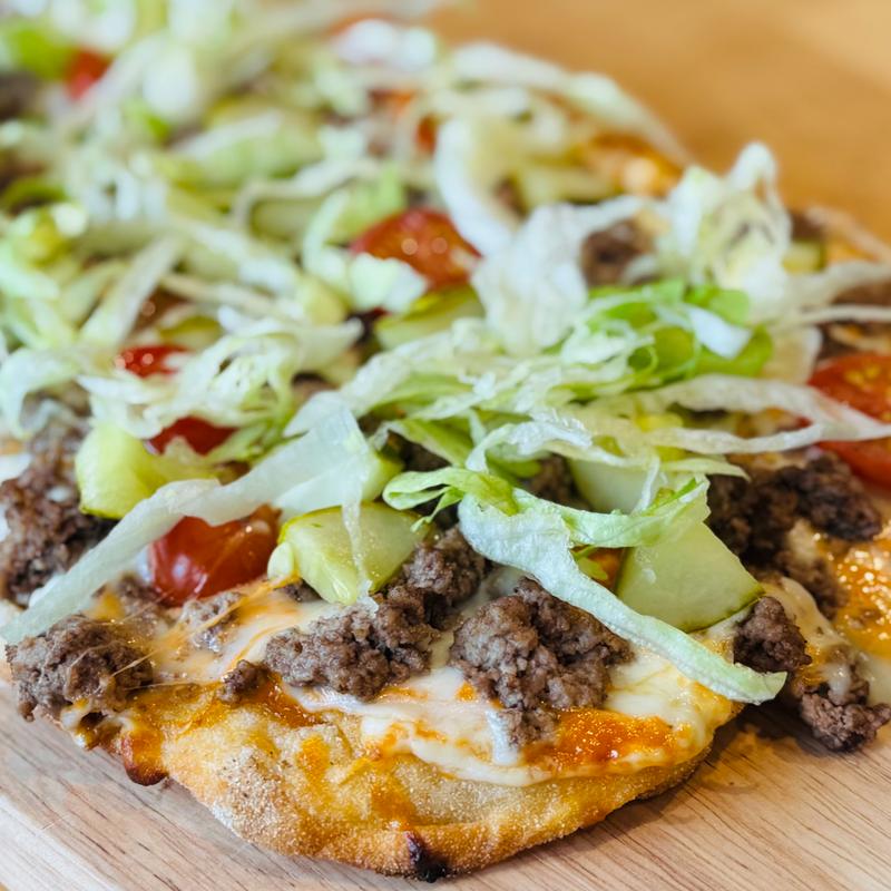 Cheeseburger Flatbread photo