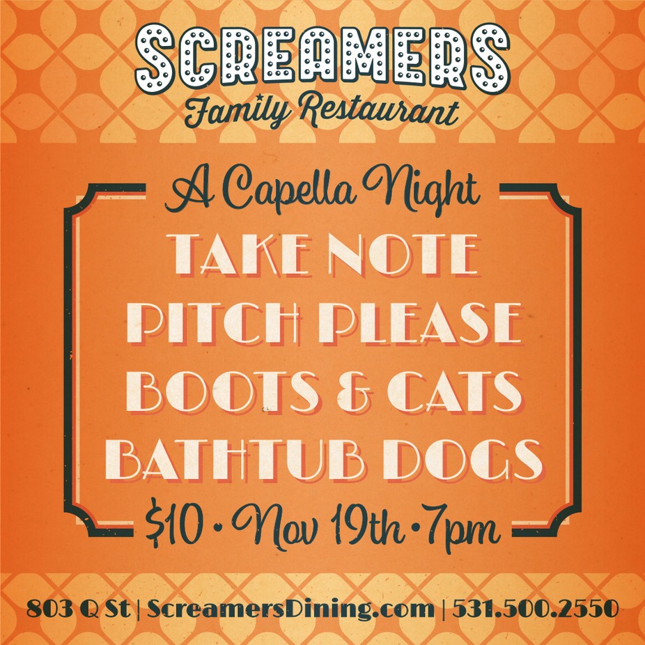 A Capella Night at Screamers event photo
