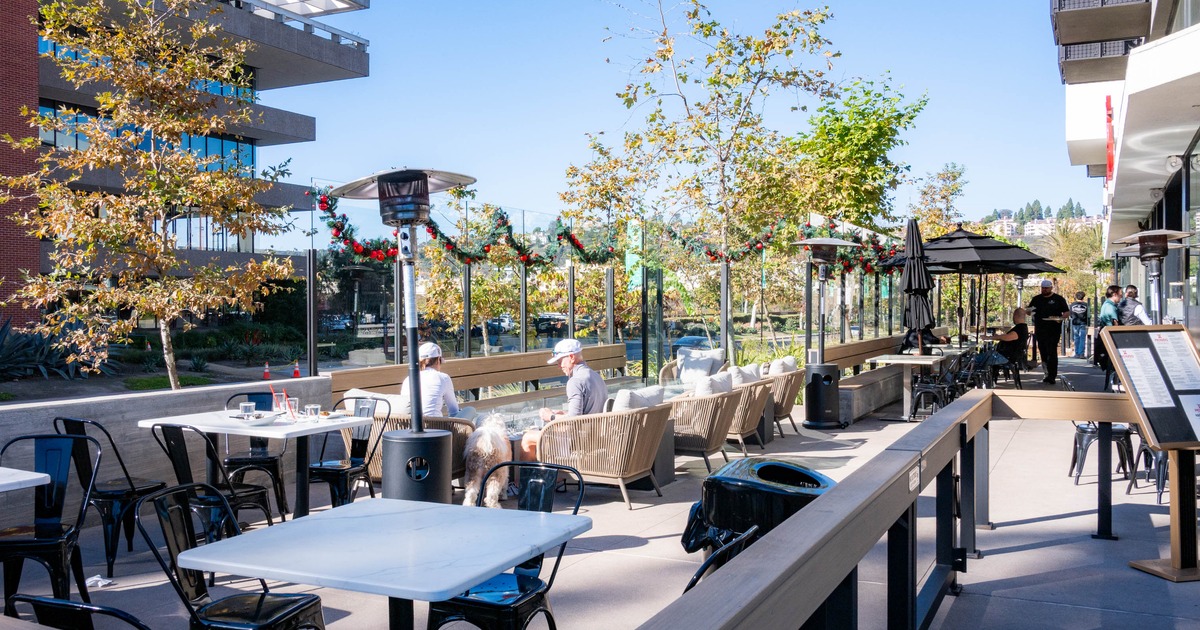 Exterior seating area