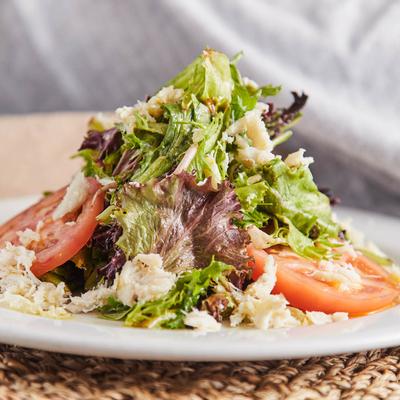 INSALATA CON GAMBERETTI E FAGIOLI