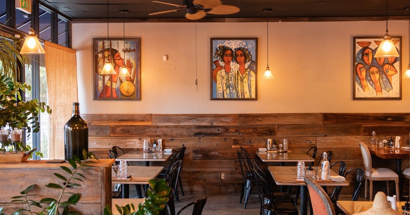 Interior, dining area