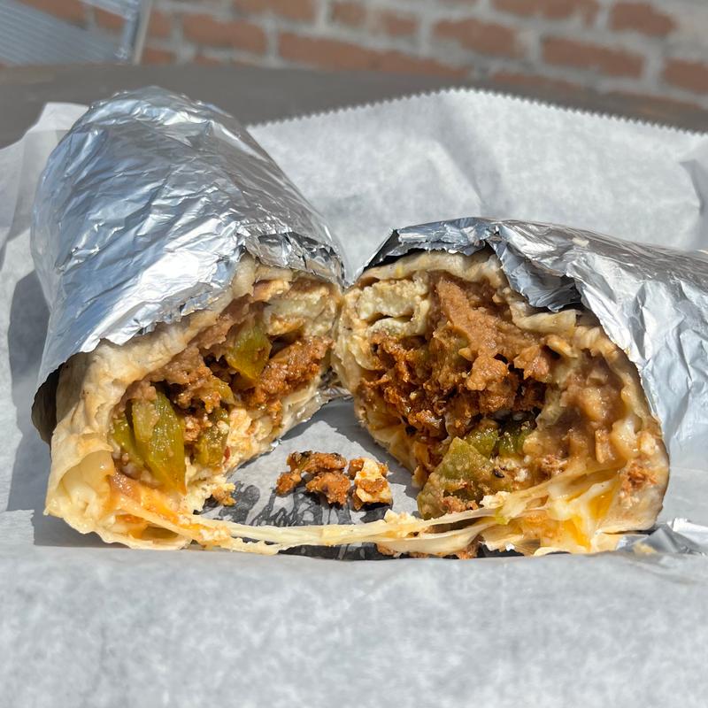 Chorizo con Huevos Burrito photo