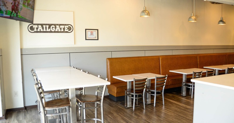 Interior seating area