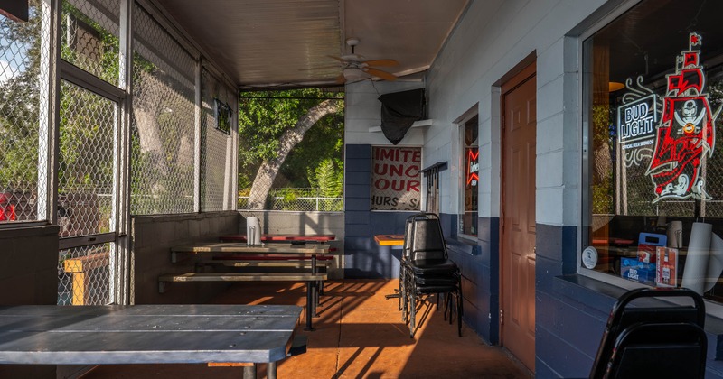 Interior seating area