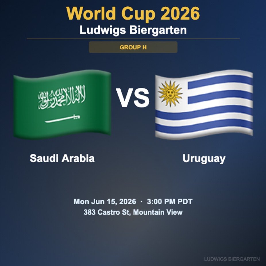 World Cup 2026: Saudi Arabia vs Uruguay | Group H event photo
