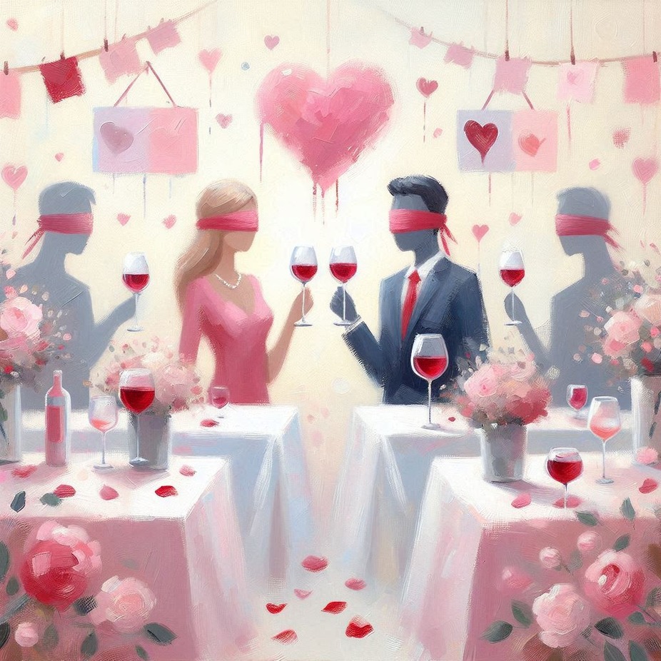Love is: Blind Wine Tasting event photo