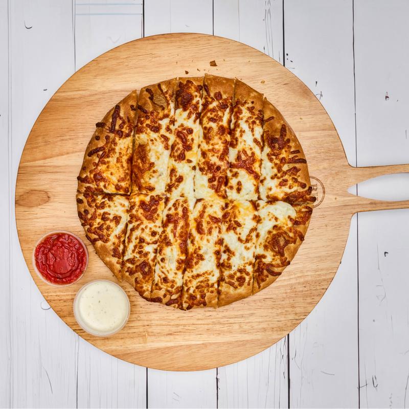 menu item 1 of 55, 10-inch Garlic Cheese Flat Bread