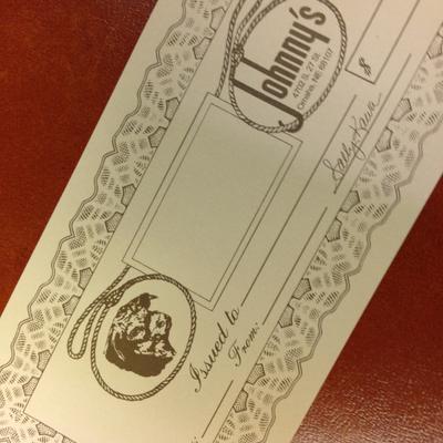 100$ Holiday Gift Certificate photo