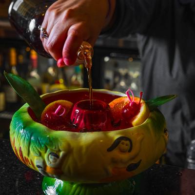 Dragon Bowl cocktail.