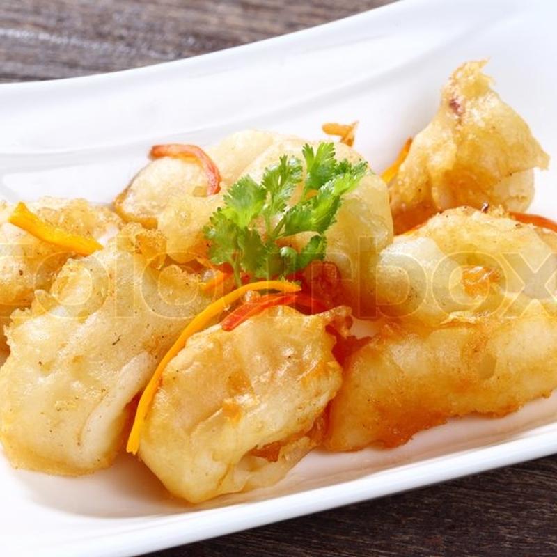 Calamari Steak Tempura photo