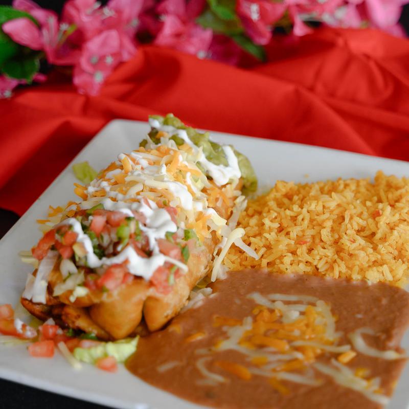 menu item 80 of 122, Chimichangas