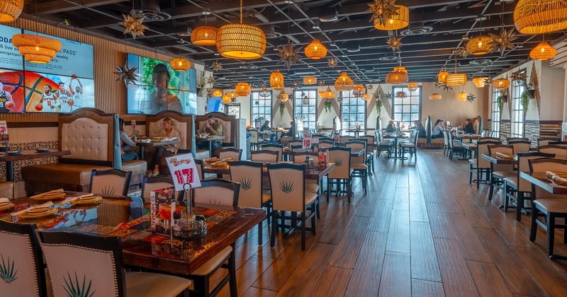 Interior, main dining area