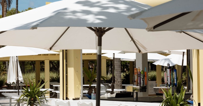 Exterior seating area