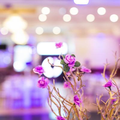 Interior, floral decoration detail