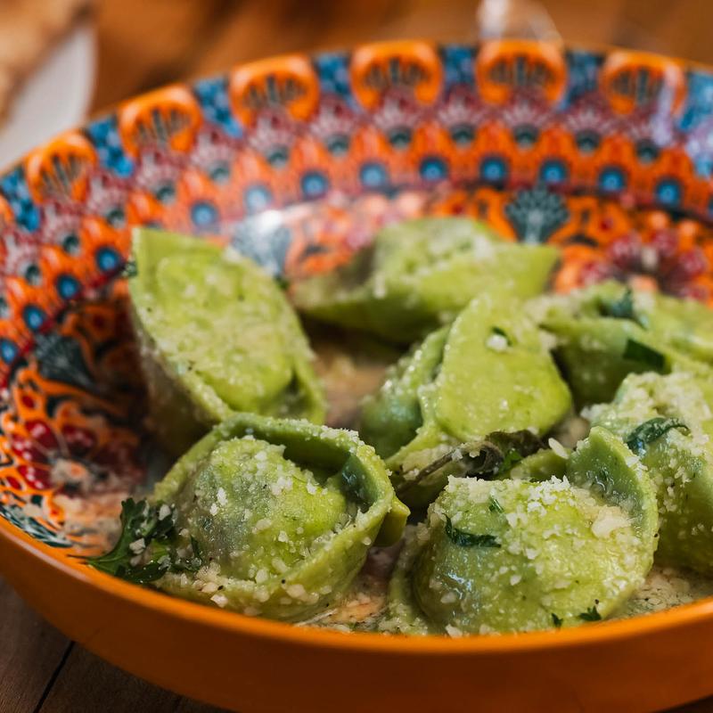 menu item 5 of 11, Toretelloni Verdi Ripieni di Ricotta e Spinaci