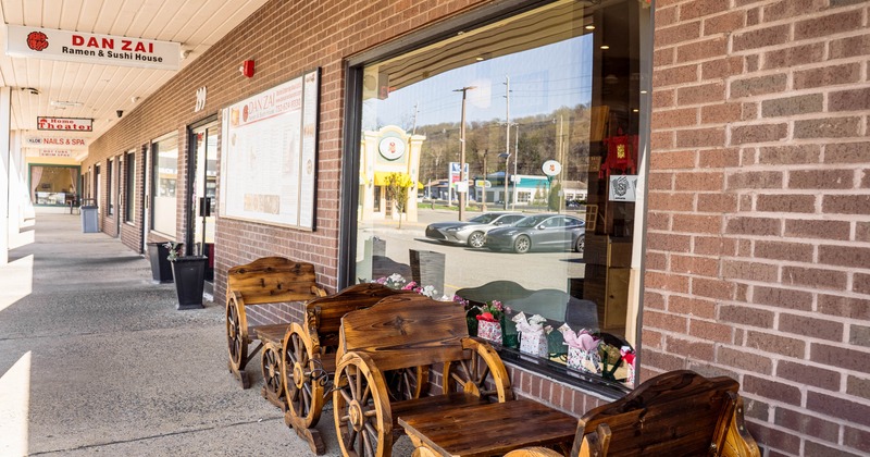 Exterior, tables and chairs