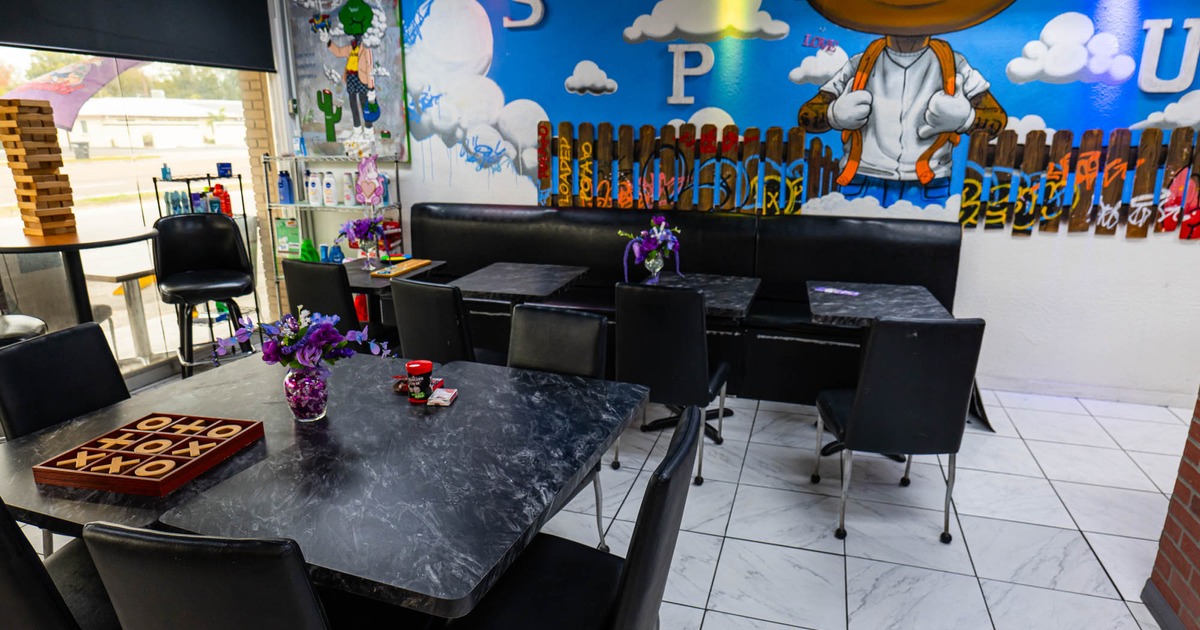 Interior, dining area