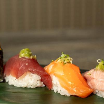 Assorted nigiri.
