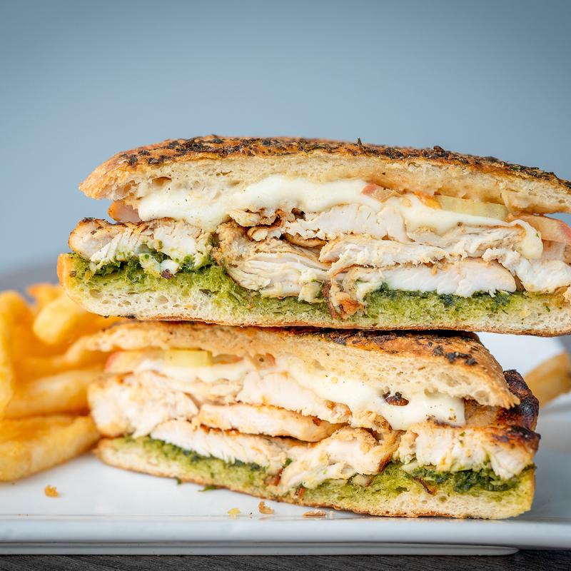 menu item 12 of 19, Pesto Chicken Panini