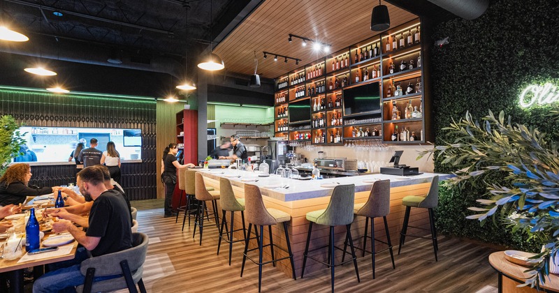 Interior, bar area