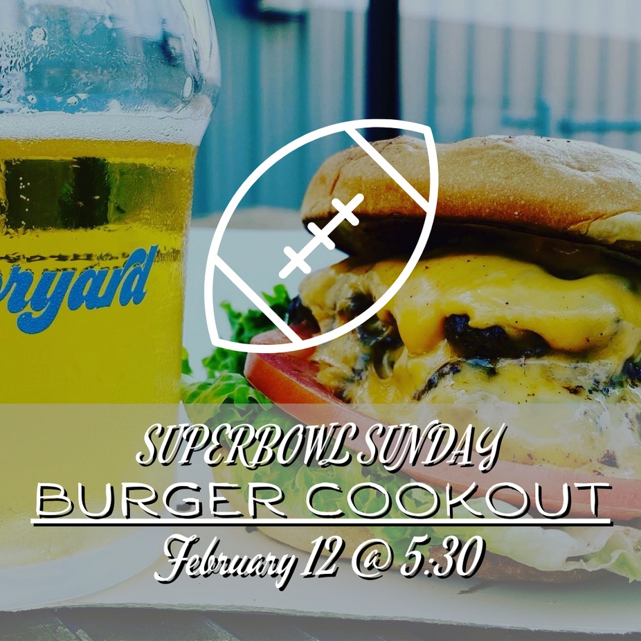 Super Bowl Sunday Burger Cookout event photo