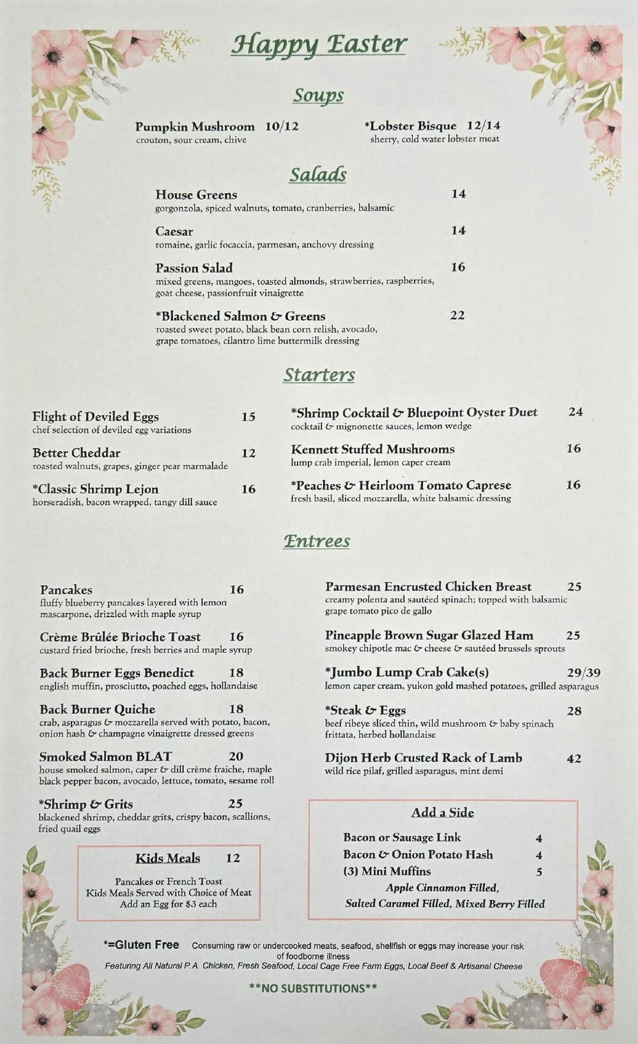 Easter Brunch event photo