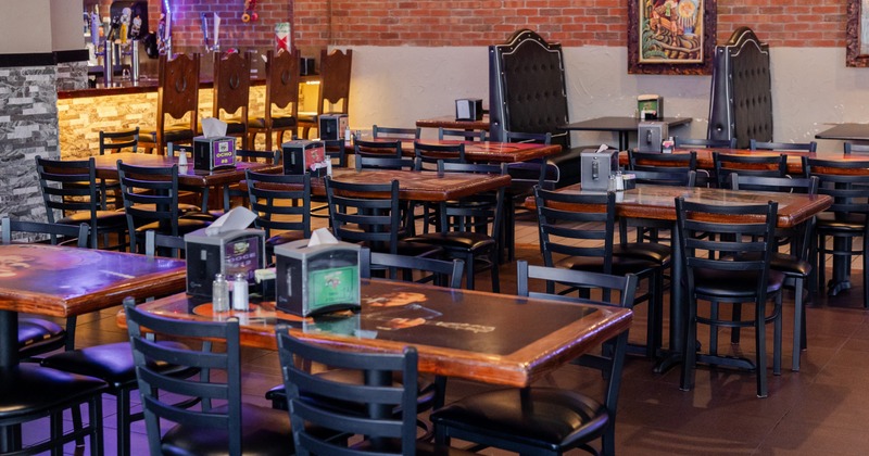 Interior, dining area
