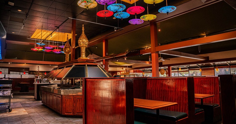 Interior, dining area