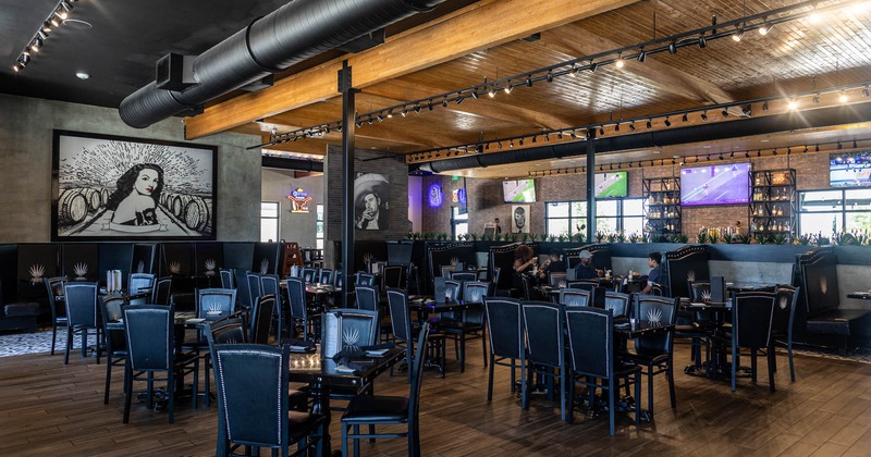 Interior space, dining area