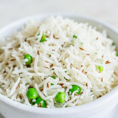Jeera rice.