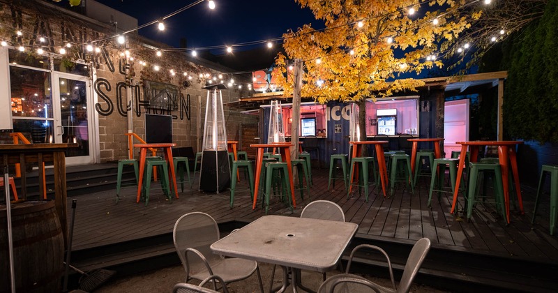 Exterior, seating place on patio